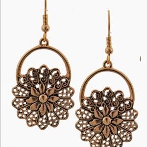 Copper earrings